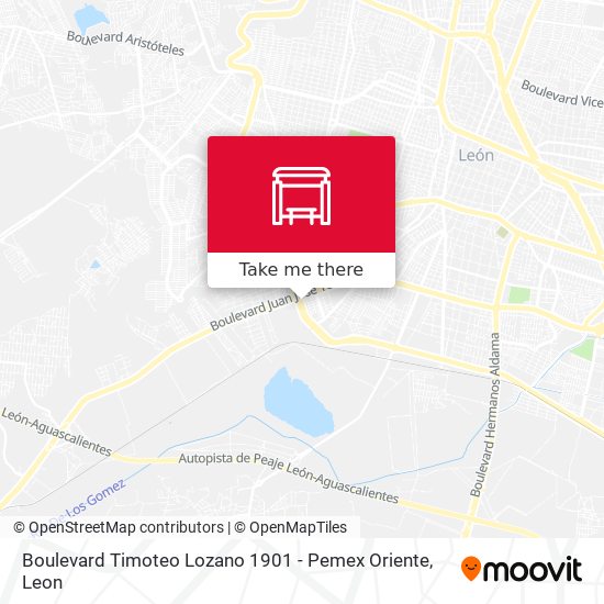 Mapa de Boulevard Timoteo Lozano 1901 -  Pemex Oriente