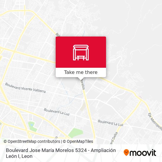 Boulevard Jose María Morelos 5324 - Ampliación León I map