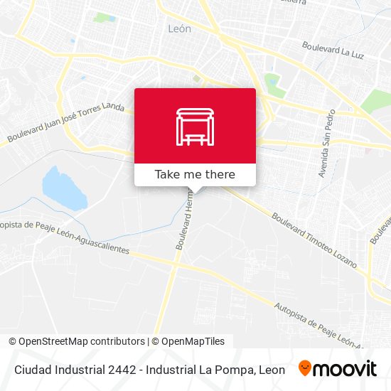 Mapa de Ciudad Industrial 2442 -  Industrial La Pompa