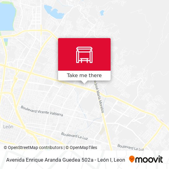 Avenida Enrique Aranda Guedea 502a -  León I map