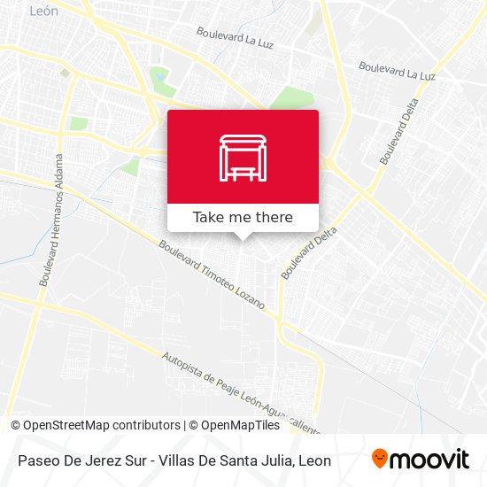Mapa de Paseo De Jerez Sur -  Villas De Santa Julia