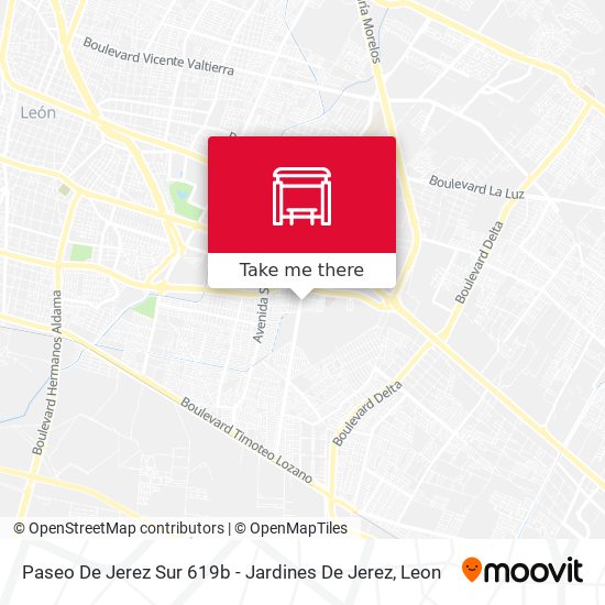 Mapa de Paseo De Jerez Sur 619b -  Jardines De Jerez
