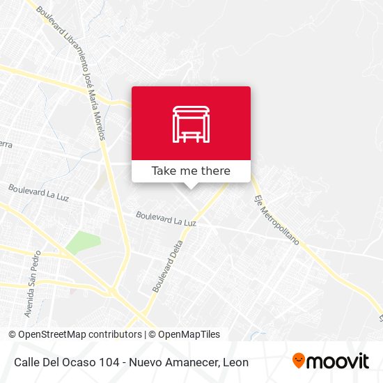 Mapa de Calle Del Ocaso 104 - Nuevo Amanecer