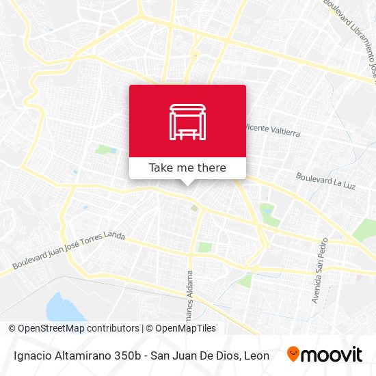 Mapa de Ignacio Altamirano 350b -  San Juan De Dios