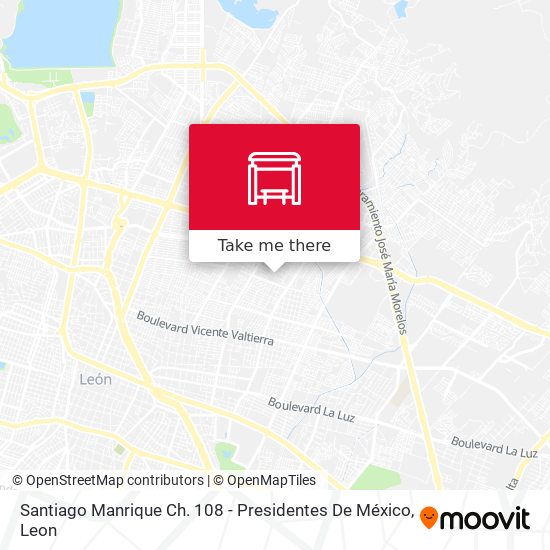 Santiago Manrique Ch. 108 -  Presidentes De México map