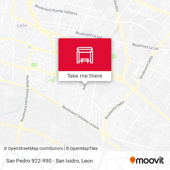 San Pedro 922-990 -  San Isidro map
