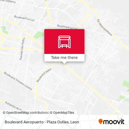 Boulevard Aeropuerto - Plaza Outles map