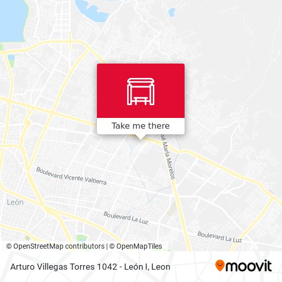 Arturo Villegas Torres 1042 -  León I map