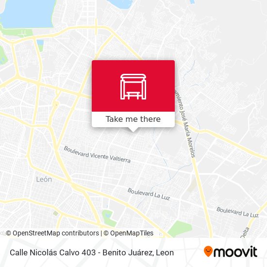 Calle Nicolás Calvo 403 -  Benito Juárez map
