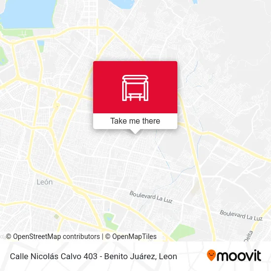 Calle Nicolás Calvo 403 -  Benito Juárez map