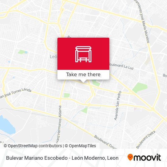 Mapa de Bulevar Mariano Escobedo -  León Moderno