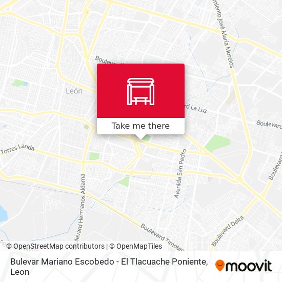 Bulevar Mariano Escobedo -  El Tlacuache Poniente map