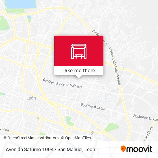 Mapa de Avenida Saturno 1004 -  San Manuel