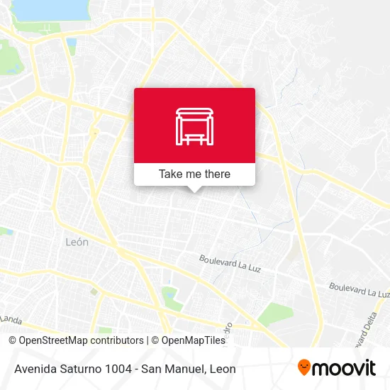 Mapa de Avenida Saturno 1004 -  San Manuel