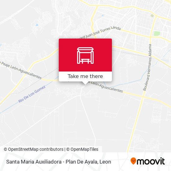 Santa Maria Auxiliadora -  Plan De Ayala map
