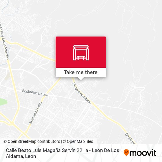 Calle Beato Luis Magaña Servín 221a -  León De Los Aldama map