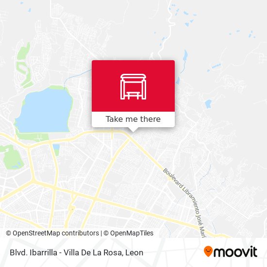 Blvd. Ibarrilla - Villa De La Rosa map