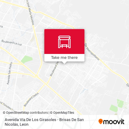 Avenida Vía De Los Girasoles -  Brisas De San Nicolás map