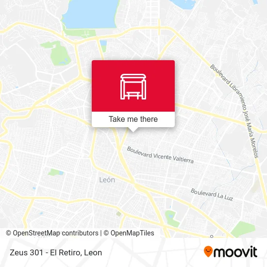 Zeus 301 -  El Retiro map