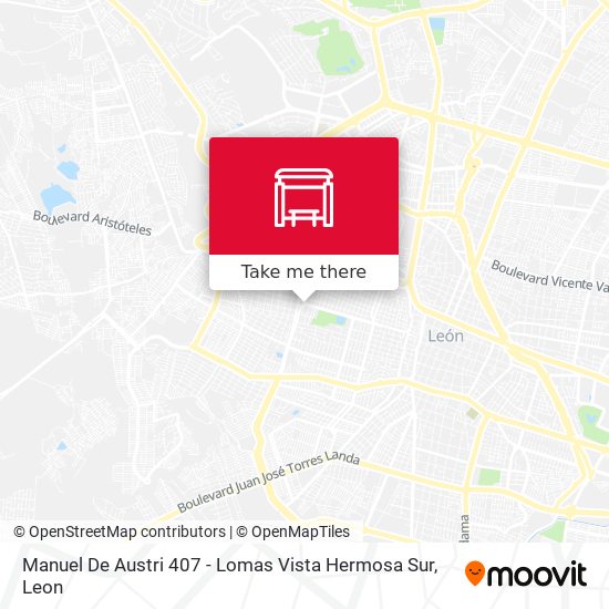 Manuel De Austri 407 -  Lomas Vista Hermosa Sur map