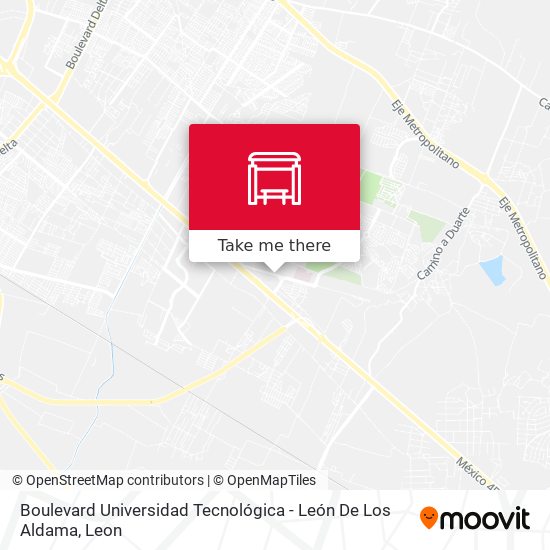 Boulevard Universidad Tecnológica -  León De Los Aldama map