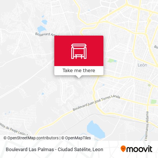 Mapa de Boulevard Las Palmas -  Ciudad Satélite