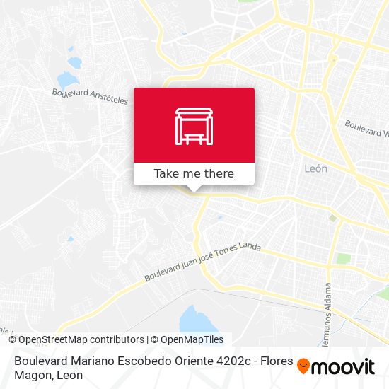 Mapa de Boulevard Mariano Escobedo Oriente 4202c -  Flores Magon