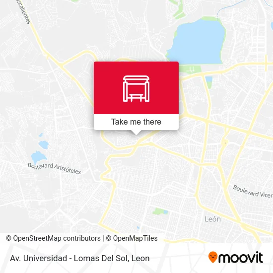 Av. Universidad - Lomas Del Sol map