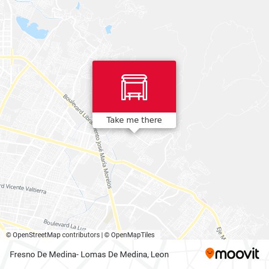 Fresno De Medina-  Lomas De Medina map