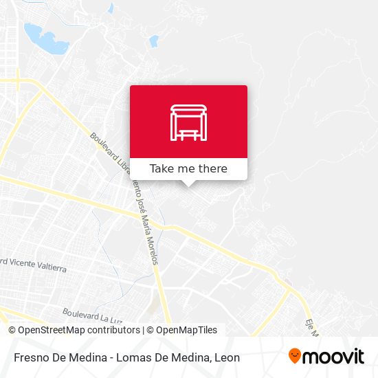 Mapa de Fresno De Medina -  Lomas De Medina