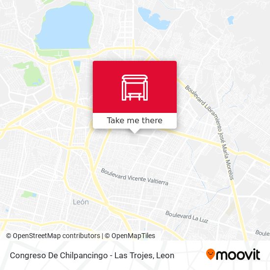 Congreso De Chilpancingo  - Las Trojes map