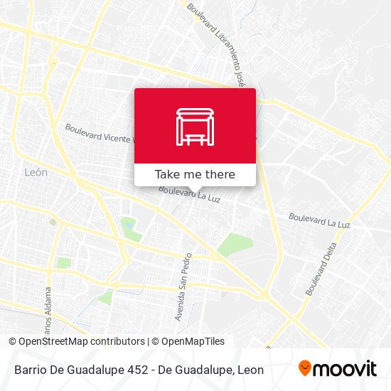 Barrio De Guadalupe 452 -  De Guadalupe map