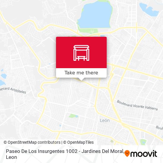 Paseo De Los Insurgentes 1002 -  Jardines Del Moral map