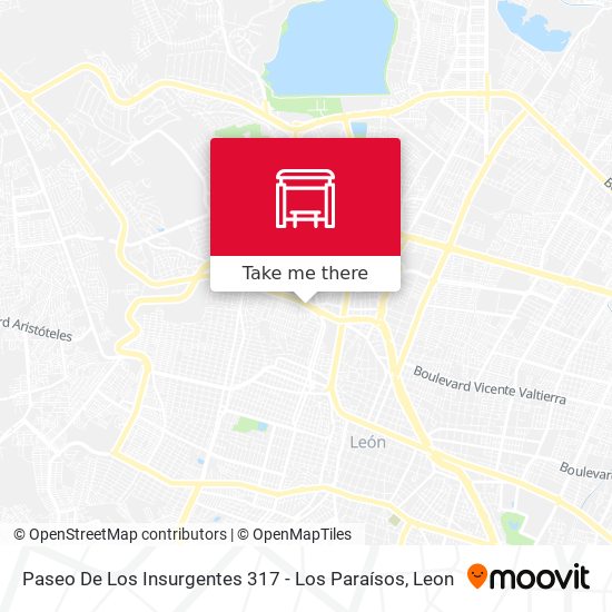 Paseo De Los Insurgentes 317 -  Los Paraísos map