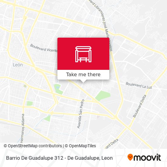 Barrio De Guadalupe 312 -  De Guadalupe map