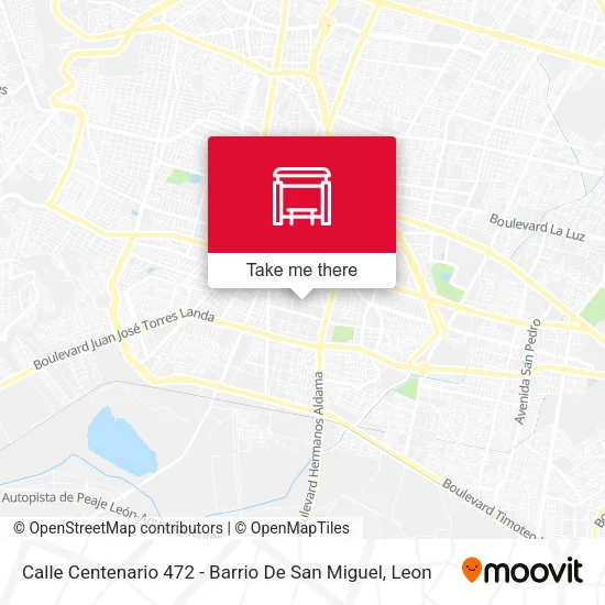 Calle Centenario 472 -  Barrio De San Miguel map