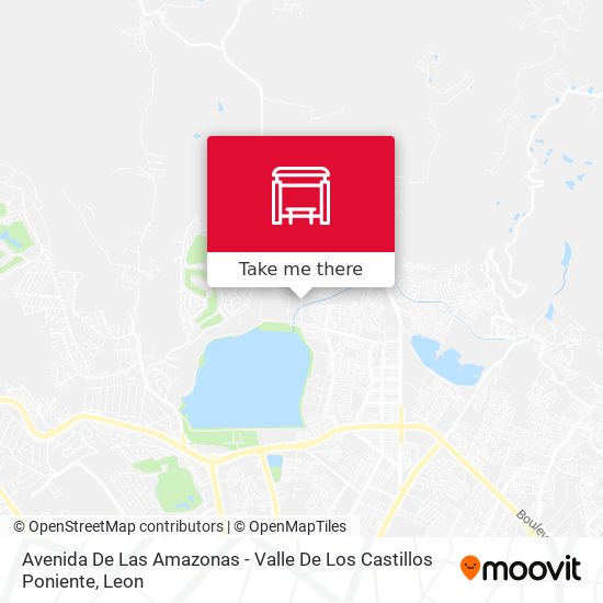 Mapa de Avenida De Las Amazonas -  Valle De Los Castillos Poniente