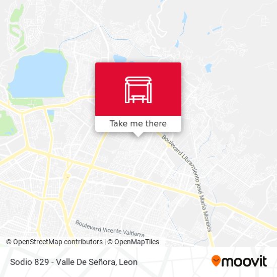 Sodio 829 -  Valle De Señora map