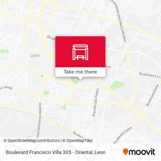 Mapa de Boulevard Francisco Villa 305 -  Oriental