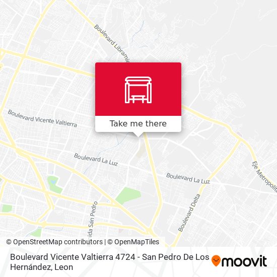 Mapa de Boulevard Vicente Valtierra 4724 -  San Pedro De Los Hernández