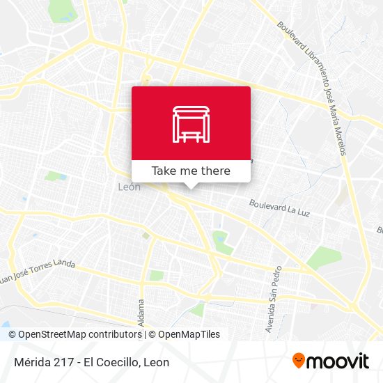 Mapa de Mérida 217 -  El Coecillo