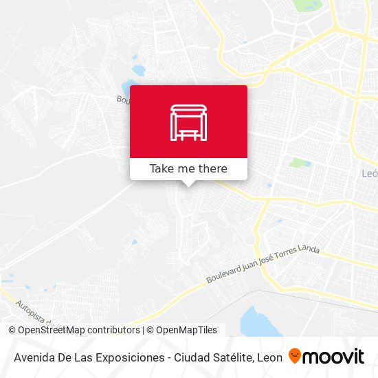 Mapa de Avenida De Las Exposiciones -  Ciudad Satélite