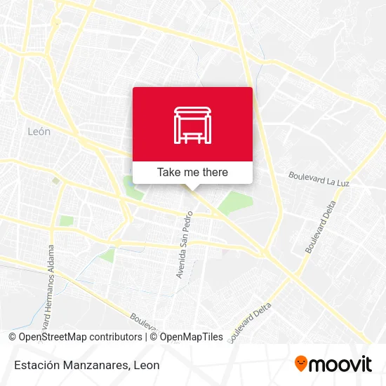 Mapa de Estación Manzanares