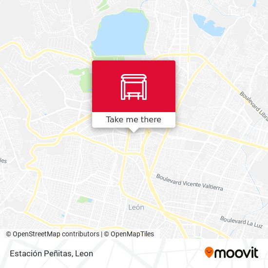 Mapa de Estación Peñitas