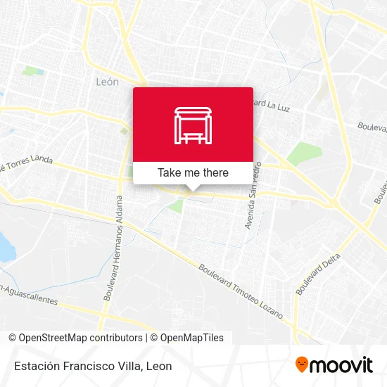 Mapa de Estación Francisco Villa