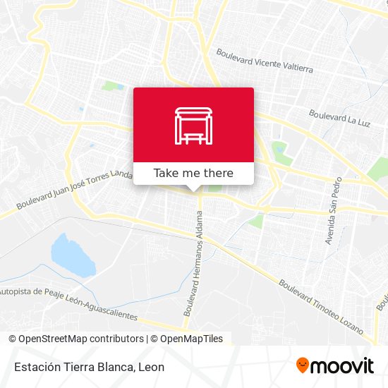 Mapa de Estación Tierra Blanca
