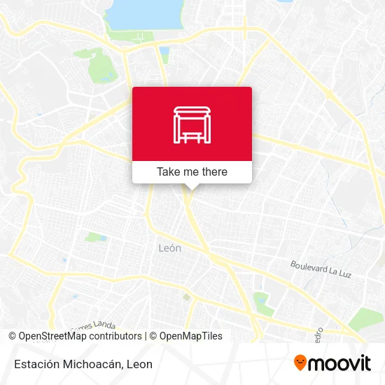 Mapa de Estación Michoacán