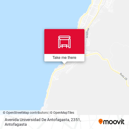 Mapa de Avenida Universidad De Antofagasta, 2351