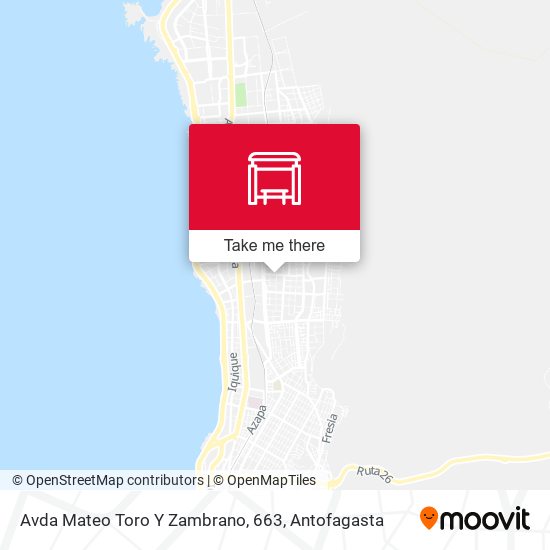 Avda Mateo Toro Y Zambrano, 663 map