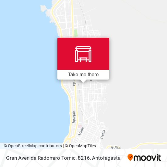 Gran Avenida Radomiro Tomic, 8216 map